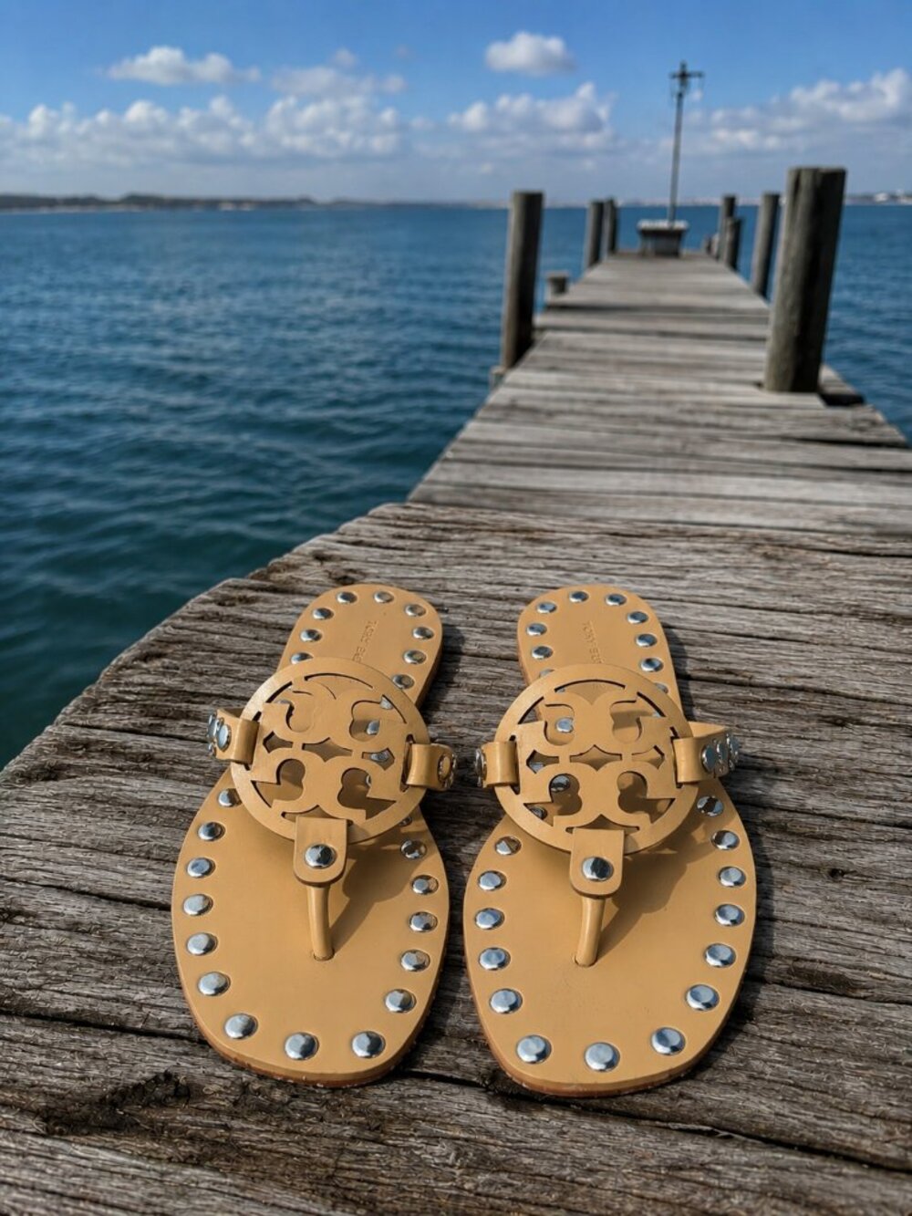 Tory Burch Studded Miller Sandals